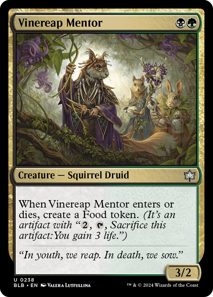 Vinereap Mentor [Bloomburrow] | Exor Games Bridgewater