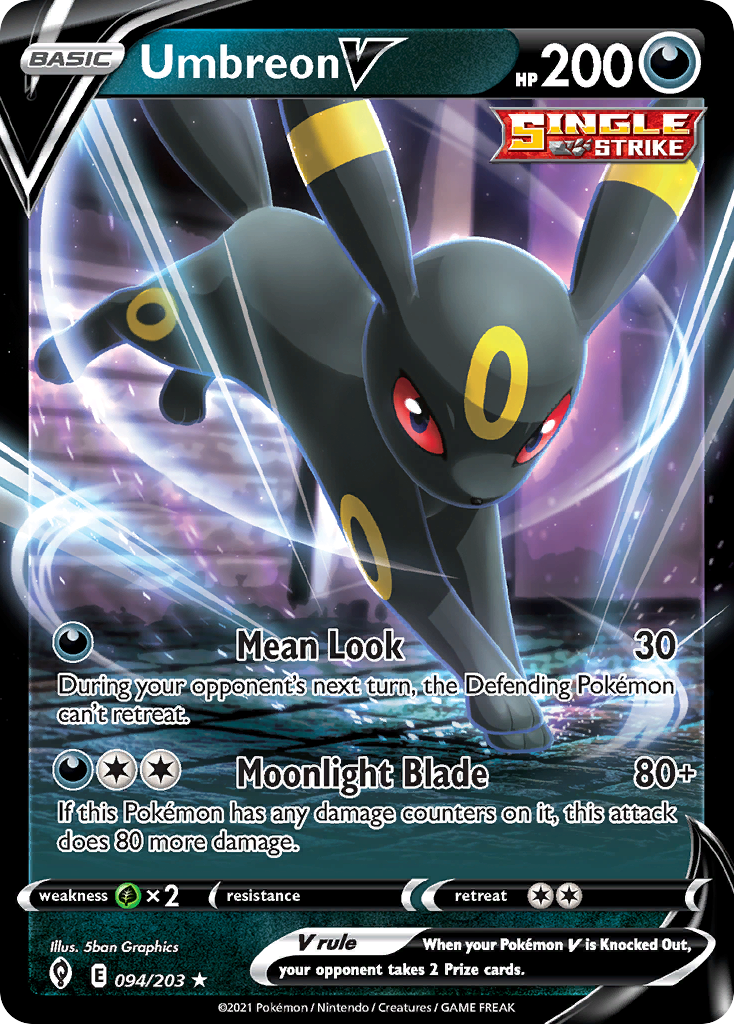 Umbreon V (094/203) (Intro Deck) [Sword & Shield: Evolving Skies] | Exor Games Bridgewater