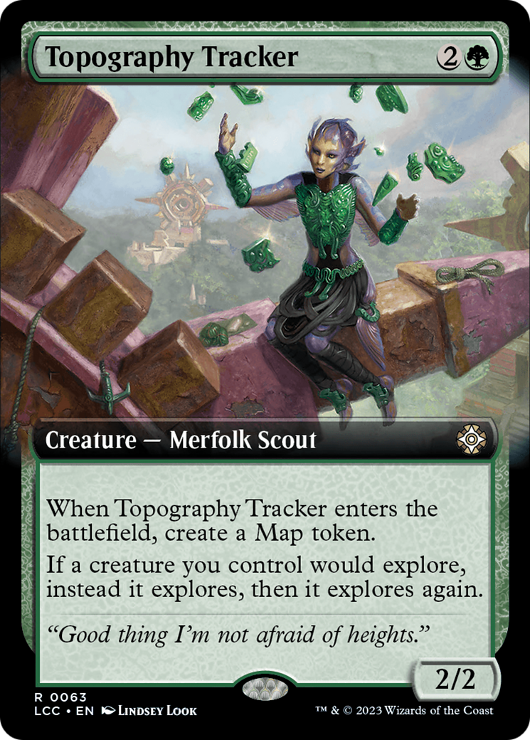 Topography Tracker (Extended Art) [The Lost Caverns of Ixalan Commander] | Exor Games Bridgewater