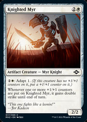 Knighted Myr [Modern Horizons 2] | Exor Games Bridgewater