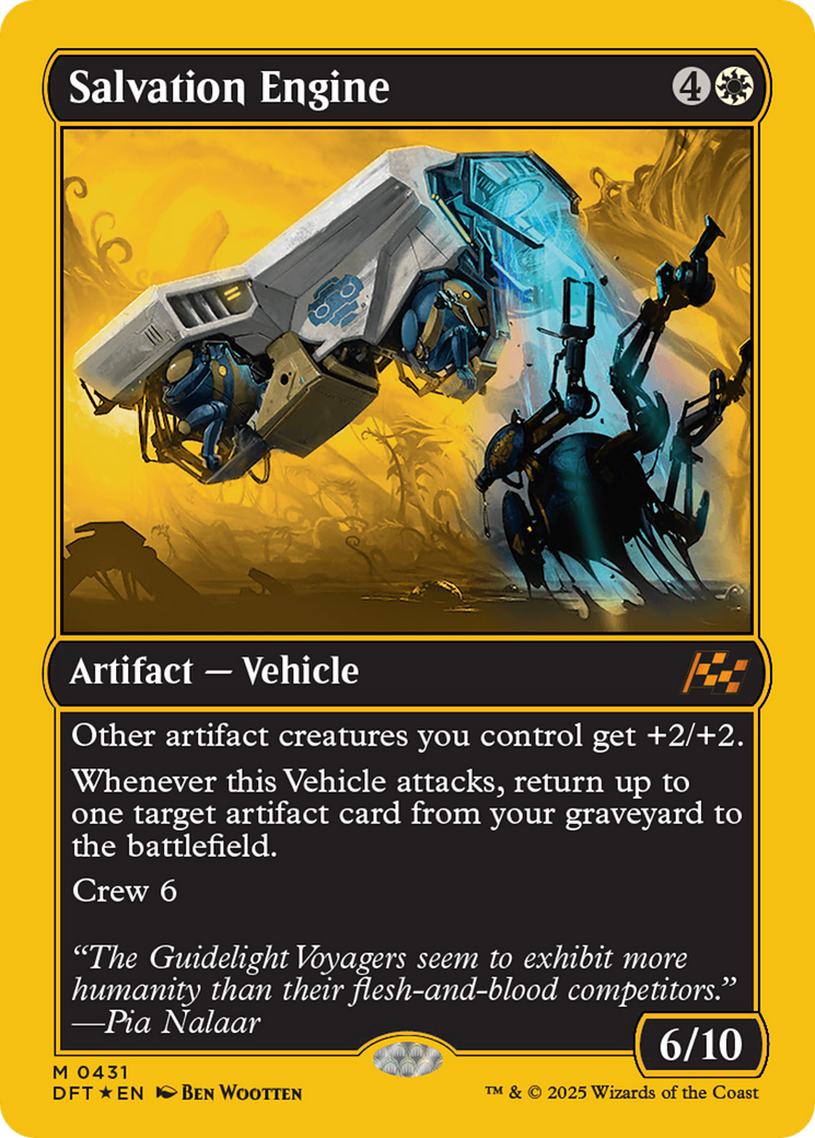 Salvation Engine (First-Place Foil) [Aetherdrift] | Exor Games Bridgewater