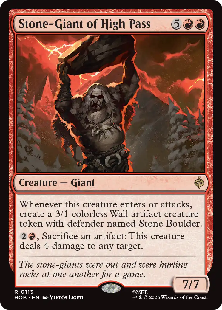 Stone-Giant of High Pass [The Hobbit] | Exor Games Bridgewater