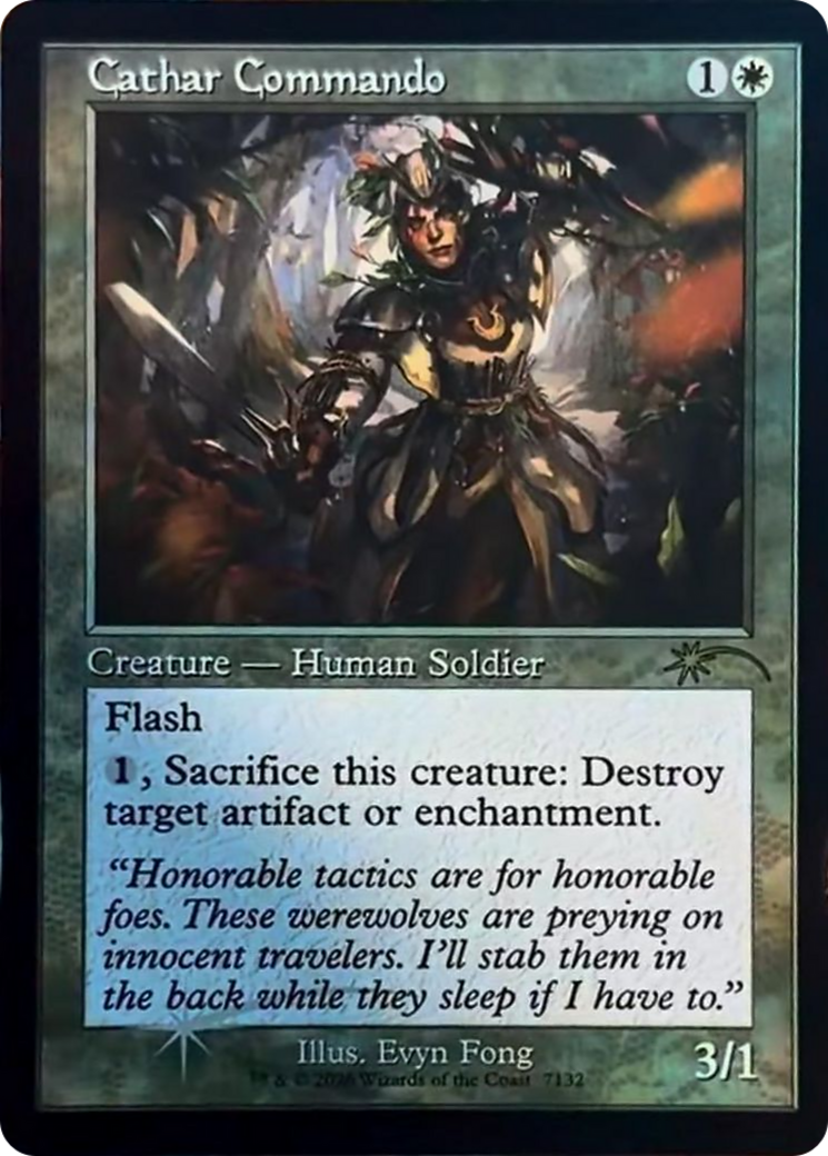 Cathar Commando (Retro Frame) [Secret Lair Drop Series] | Exor Games Bridgewater