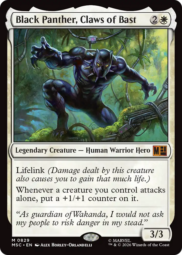 Black Panther, Claws of Bast [Marvel Super Heroes Commander] | Exor Games Bridgewater