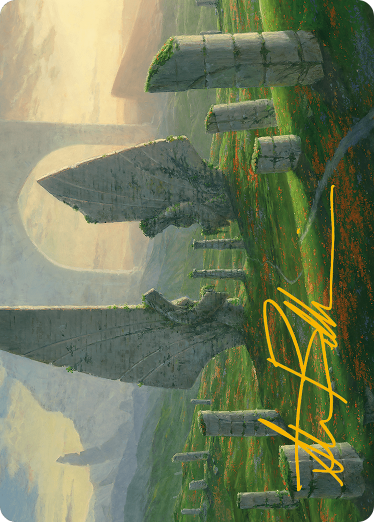 Monumental Henge Art Card (Gold-Stamped Signature) [Modern Horizons 3 Art Series] | Exor Games Bridgewater