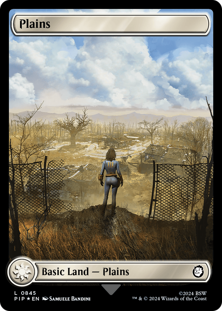 Plains (0845) (Surge Foil) [Fallout] | Exor Games Bridgewater