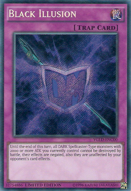 Black Illusion [YGLD-ENC00] Secret Rare | Exor Games Bridgewater