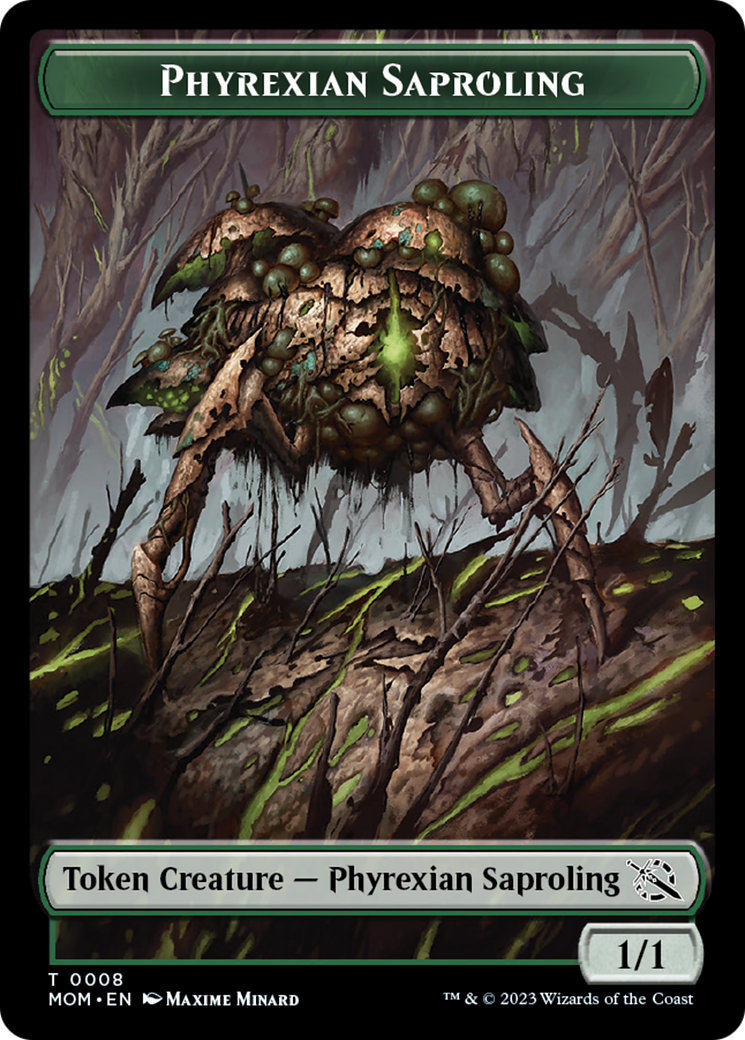 Phyrexian Saproling Token [March of the Machine Tokens] | Exor Games Bridgewater