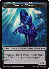 Goat // Timeless Witness Double-Sided Token [Tarkir: Dragonstorm Commander Tokens] | Exor Games Bridgewater