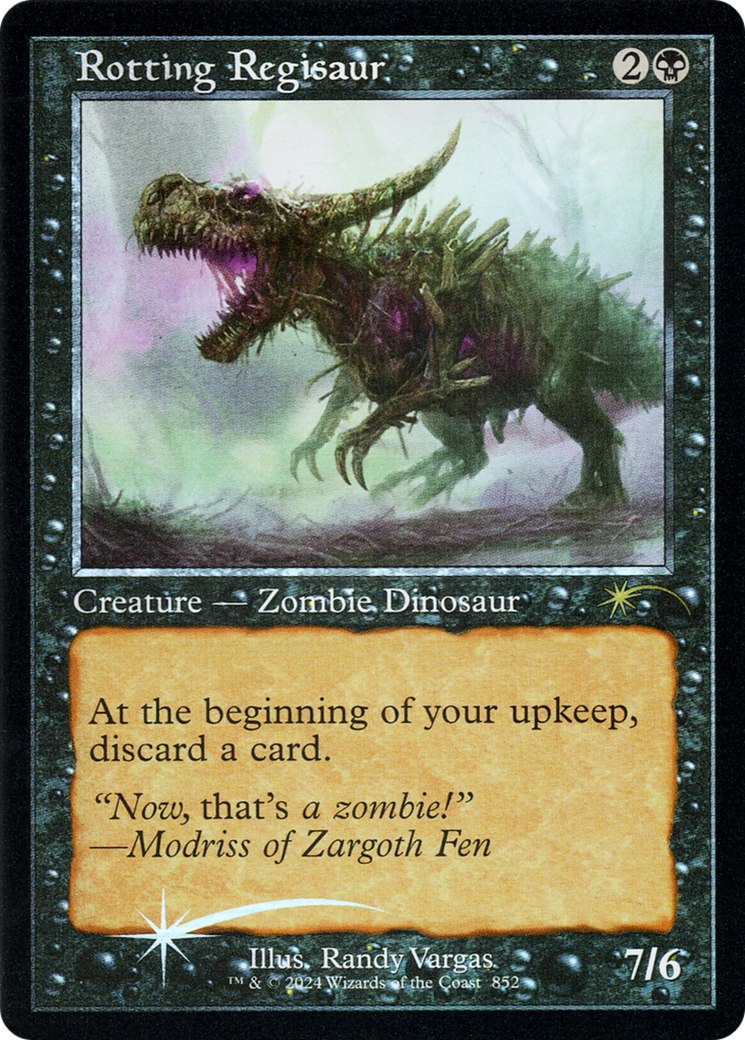 Rotting Regisaur (Retro Frame) [Secret Lair Drop Series] | Exor Games Bridgewater