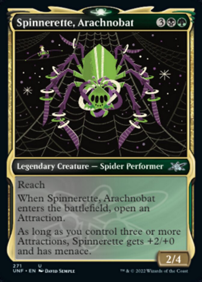 Spinnerette, Arachnobat (Showcase) [Unfinity] | Exor Games Bridgewater