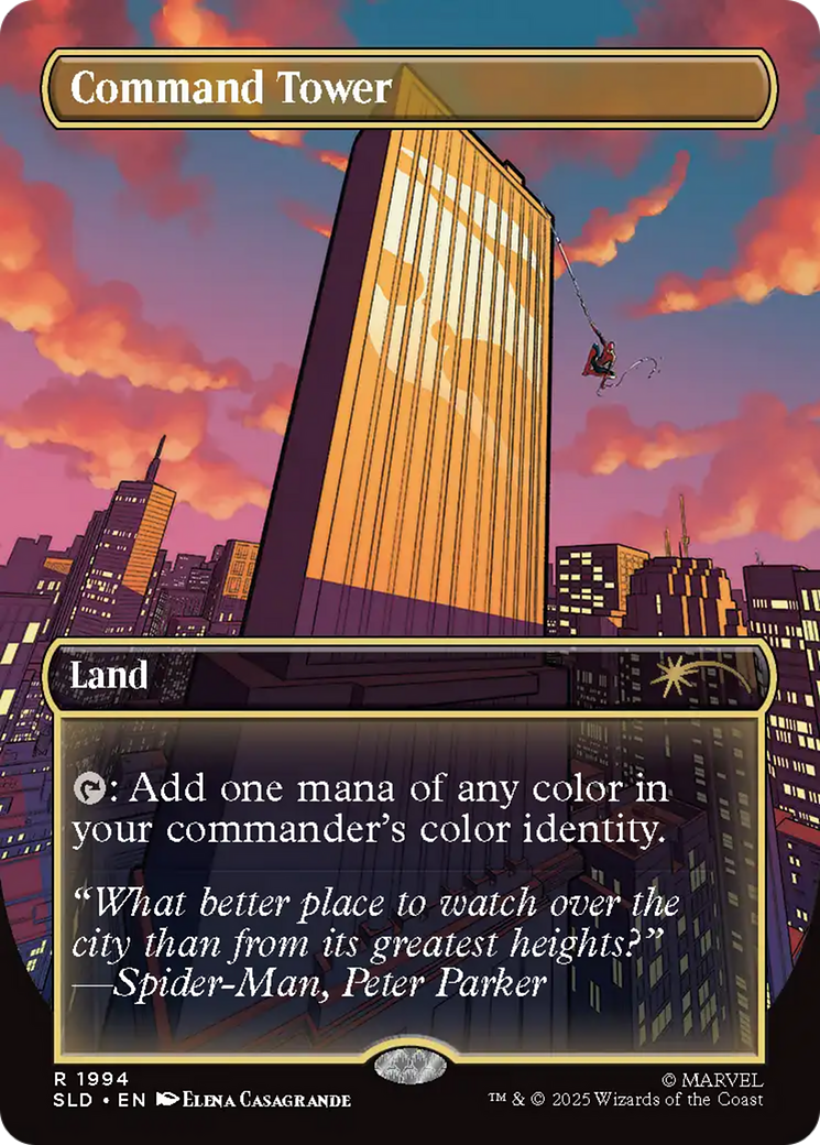 Command Tower (1994) (Rainbow Foil) [Secret Lair Drop Series] | Exor Games Bridgewater