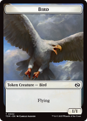 Inkling // Bird Double-Sided Token [Tarkir: Dragonstorm Commander Tokens] | Exor Games Bridgewater