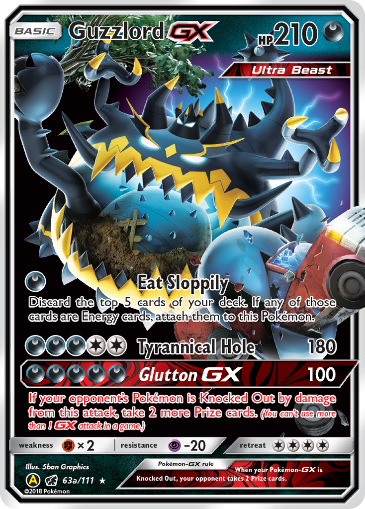 Guzzlord GX (63a/111) [Alternate Art Promos] | Exor Games Bridgewater