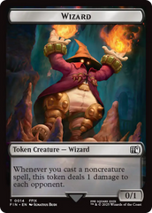 Bird (0016) // Wizard (0014) Double-Sided Token [FINAL FANTASY Tokens] | Exor Games Bridgewater