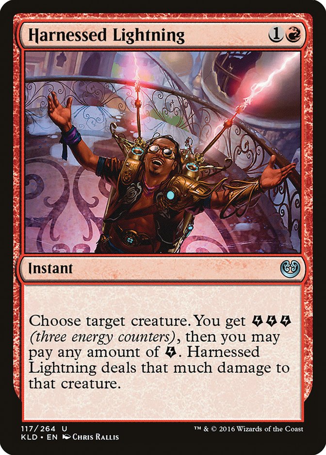 Harnessed Lightning [Kaladesh] | Exor Games Bridgewater