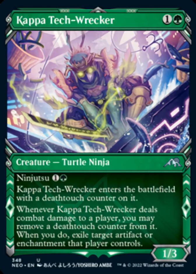 Kappa Tech-Wrecker (Showcase Ninja) [Kamigawa: Neon Dynasty] | Exor Games Bridgewater