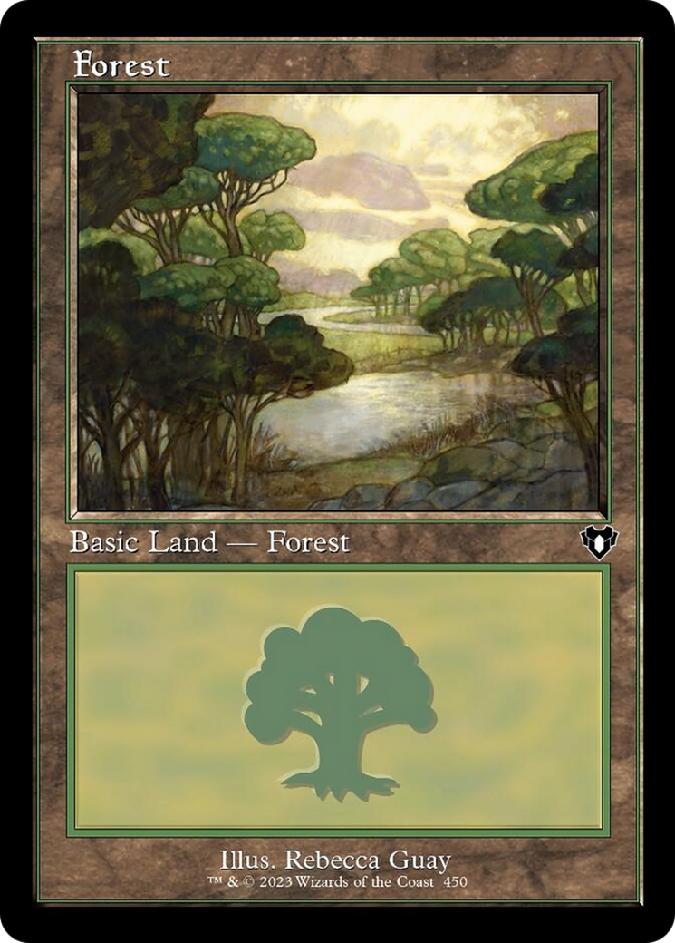 Forest (450) (Retro) [Commander Masters] | Exor Games Bridgewater