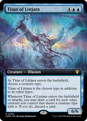 Titan of Littjara (Extended Art) [Commander Masters] | Exor Games Bridgewater