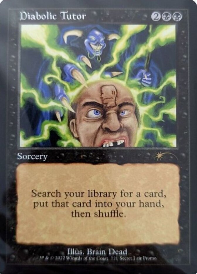 Diabolic Tutor (Retro) [Secret Lair Drop Promos] | Exor Games Bridgewater