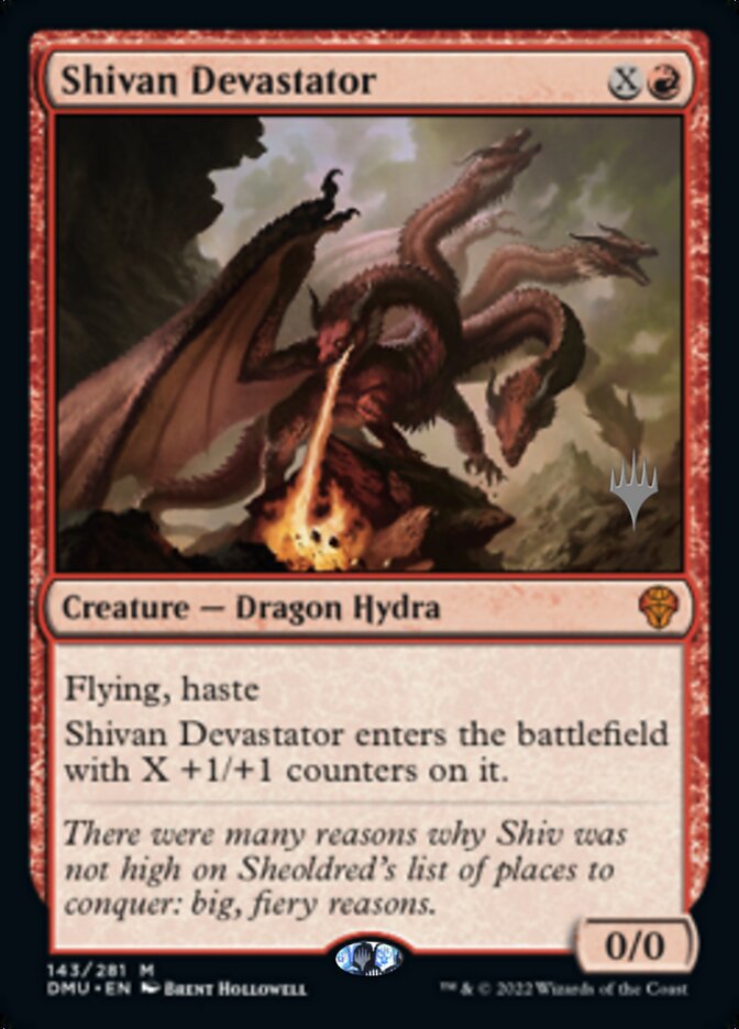 Shivan Devastator (Promo Pack) [Dominaria United Promos] | Exor Games Bridgewater