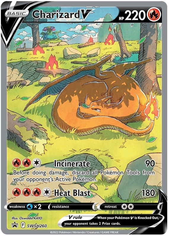 Charizard V (SWSH260) [Sword & Shield: Black Star Promos] | Exor Games Bridgewater