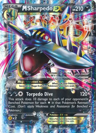 M Sharpedo EX (XY200) (Jumbo Card) [XY: Black Star Promos] | Exor Games Bridgewater