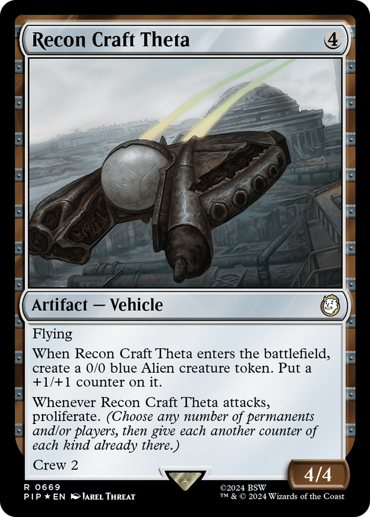 Recon Craft Theta (Surge Foil) [Fallout] | Exor Games Bridgewater