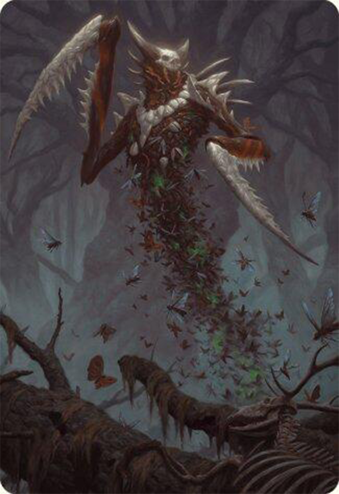 Grist, the Plague Swarm Art Card [Modern Horizons 3 Art Series] | Exor Games Bridgewater