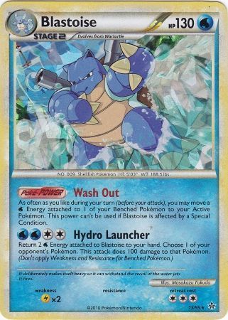 Blastoise (13/95) (Cracked Ice Holo) [HeartGold & SoulSilver: Unleashed] | Exor Games Bridgewater