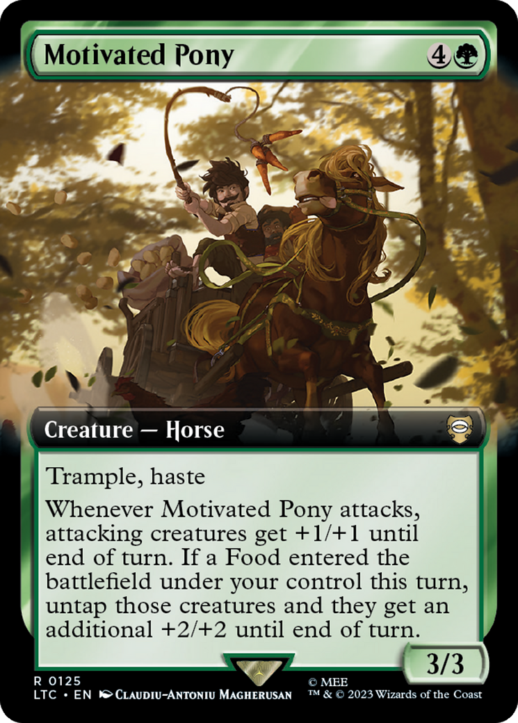 Motivated Pony (Extended Art) [The Lord of the Rings: Tales of Middle-Earth Commander] | Exor Games Bridgewater