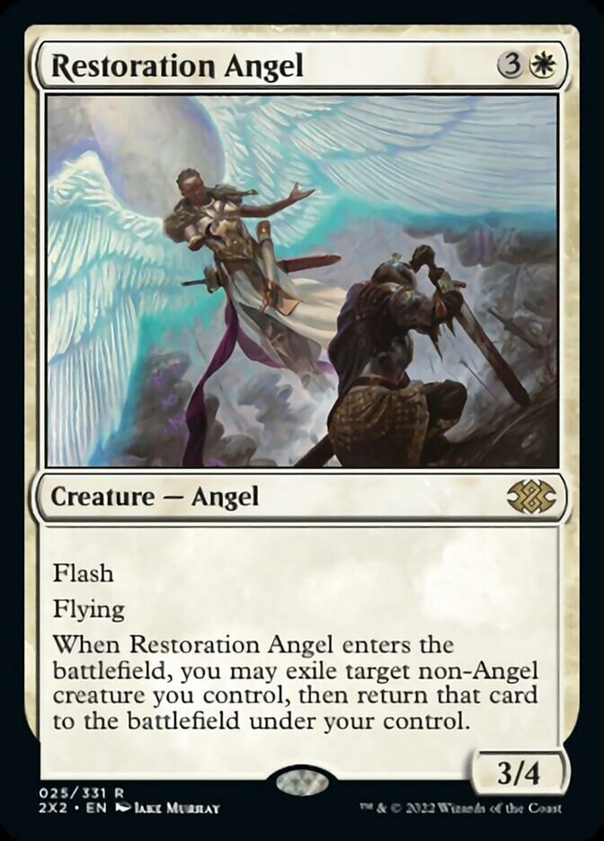 Restoration Angel [Double Masters 2022] | Exor Games Bridgewater