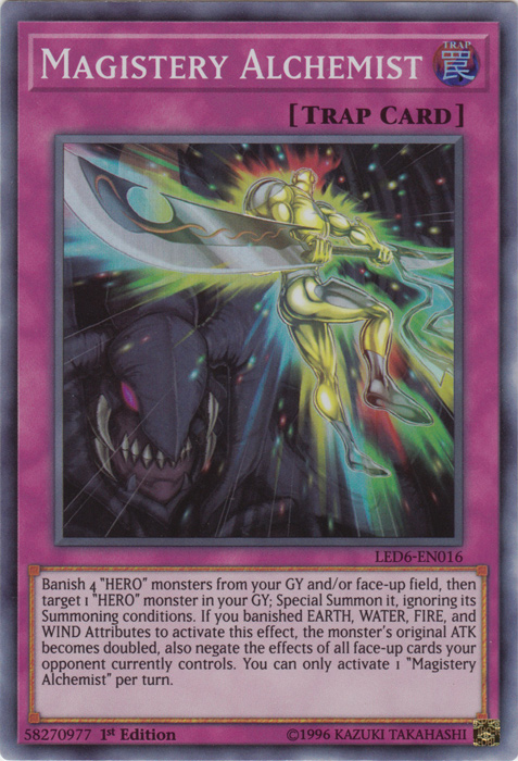 Magistery Alchemist [LED6-EN016] Super Rare | Exor Games Bridgewater