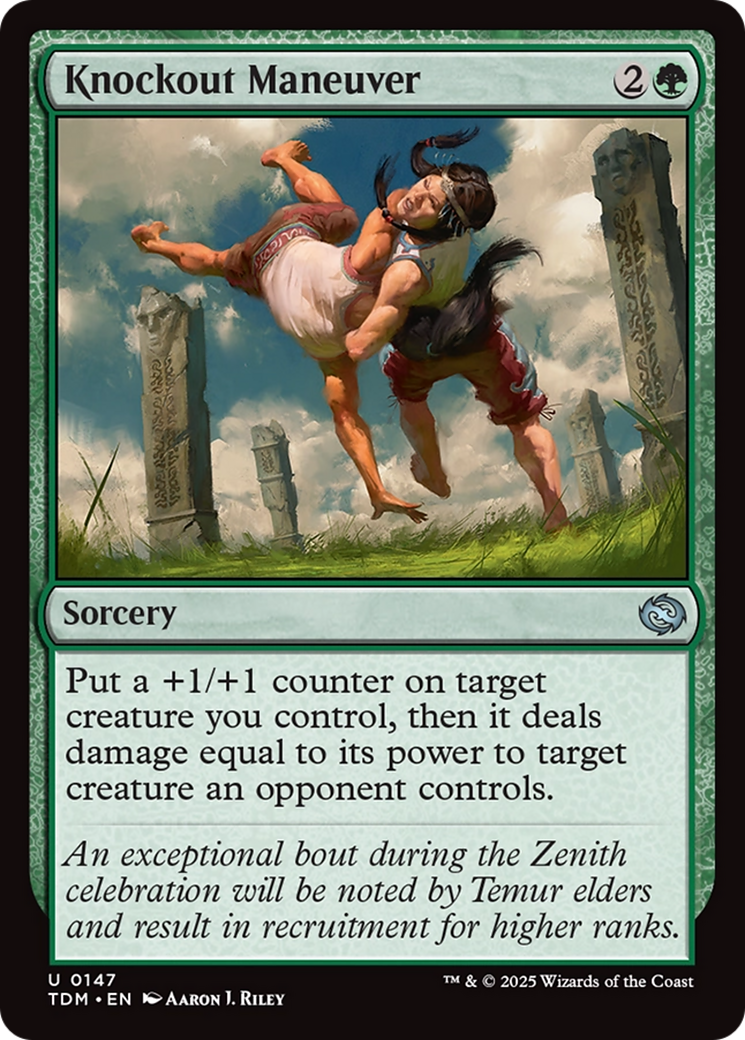 Knockout Maneuver [Tarkir: Dragonstorm] | Exor Games Bridgewater