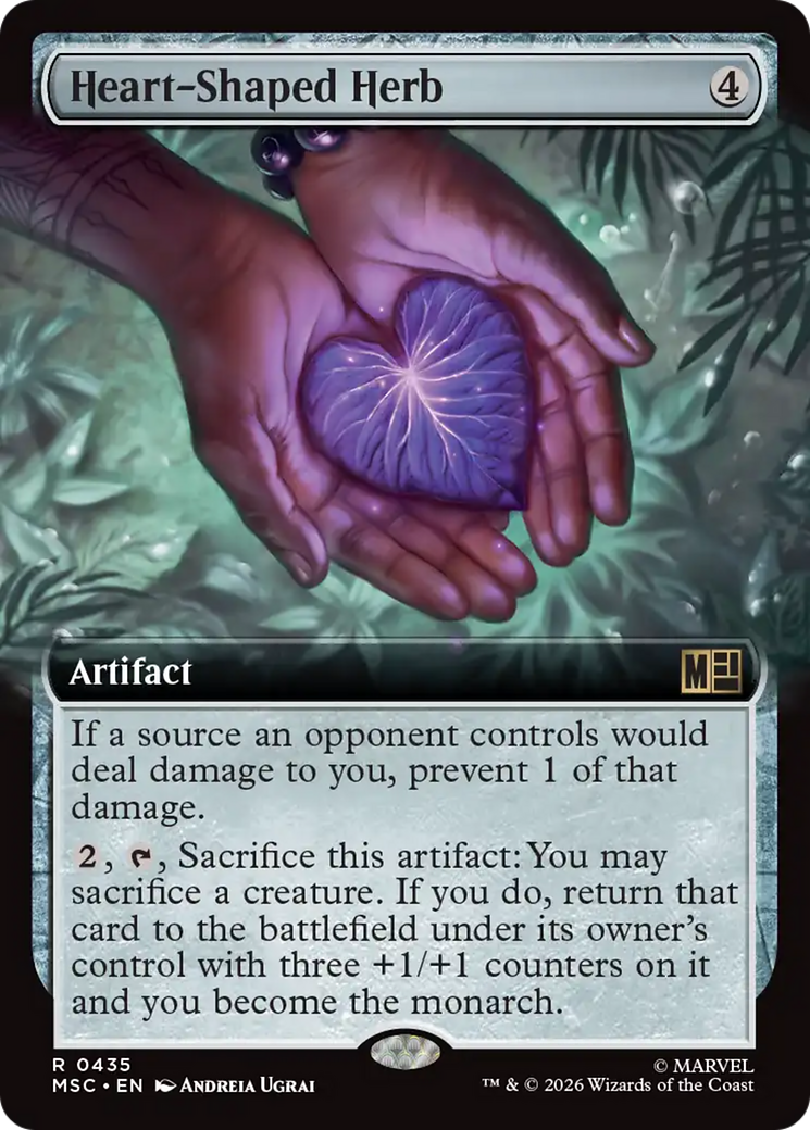 Heart-Shaped Herb (Extended Art) [Marvel Super Heroes Commander] | Exor Games Bridgewater
