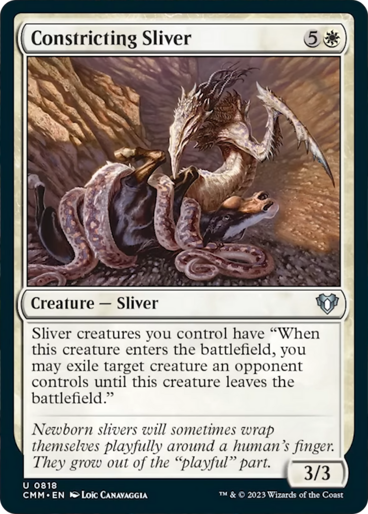 Constricting Sliver [Commander Masters] | Exor Games Bridgewater