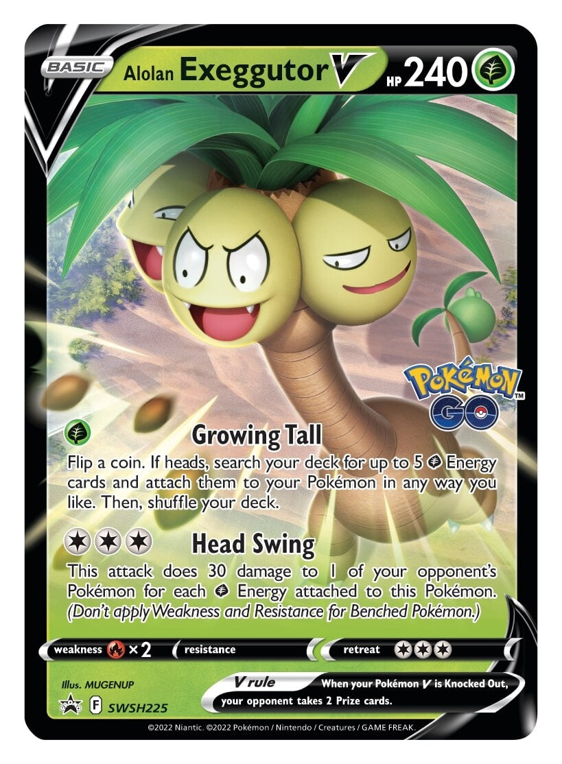 Alolan Exeggutor V (SWSH225) [Sword & Shield: Black Star Promos] | Exor Games Bridgewater