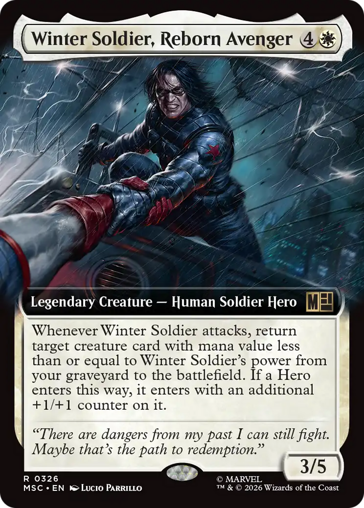Winter Soldier, Reborn Avenger (Extended Art) [Marvel Super Heroes Commander] | Exor Games Bridgewater