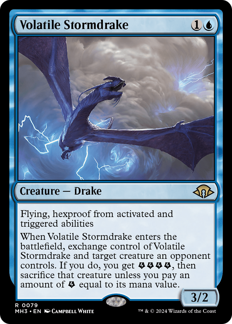 Volatile Stormdrake [Modern Horizons 3] | Exor Games Bridgewater