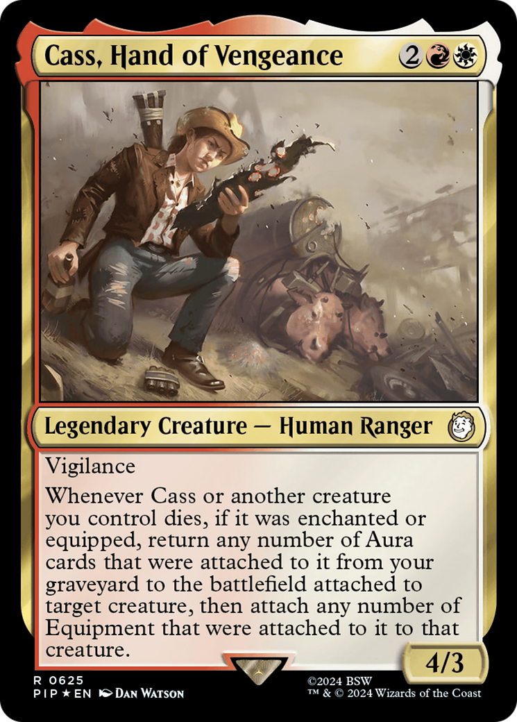 Cass, Hand of Vengeance (Surge Foil) [Fallout] | Exor Games Bridgewater