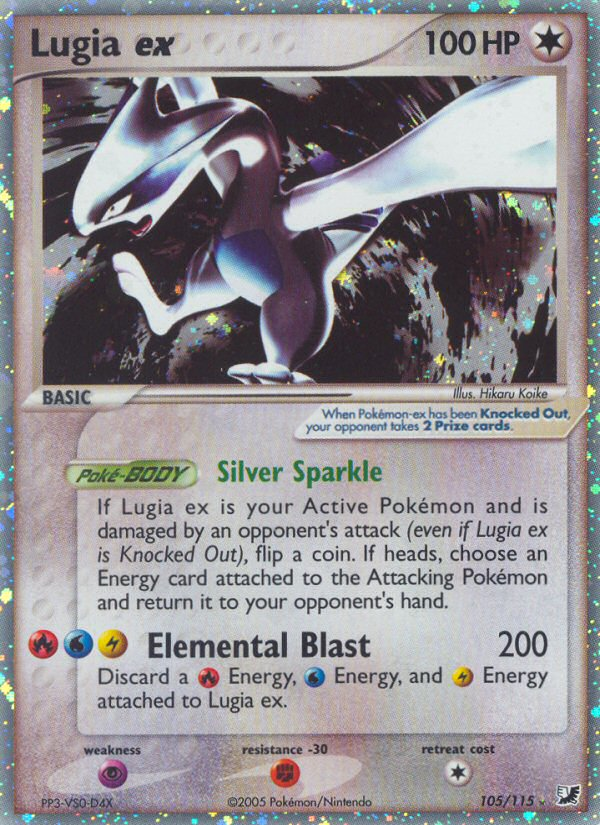 Lugia ex (105/115) [EX: Unseen Forces] | Exor Games Bridgewater