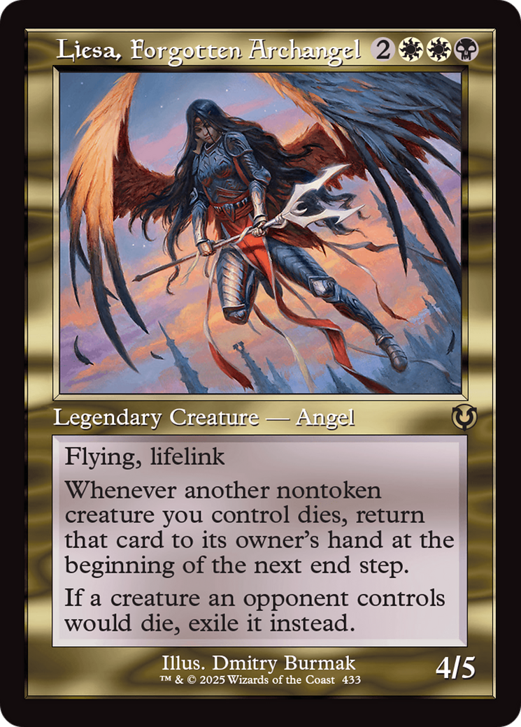 Liesa, Forgotten Archangel (Retro Frame) [Innistrad Remastered] | Exor Games Bridgewater