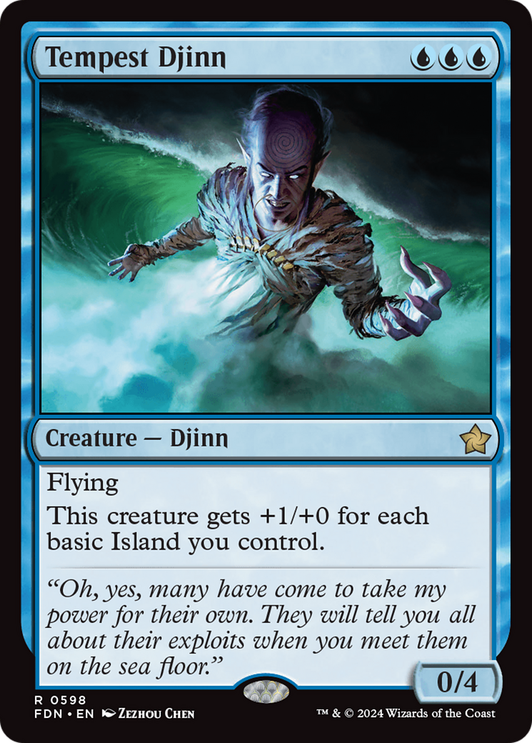 Tempest Djinn [Foundations] | Exor Games Bridgewater