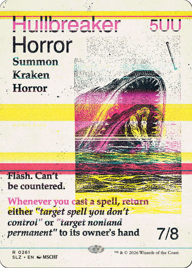 Hullbreaker Horror (0261) [Secret Lair x MSCHF: The Zeta Set] | Exor Games Bridgewater