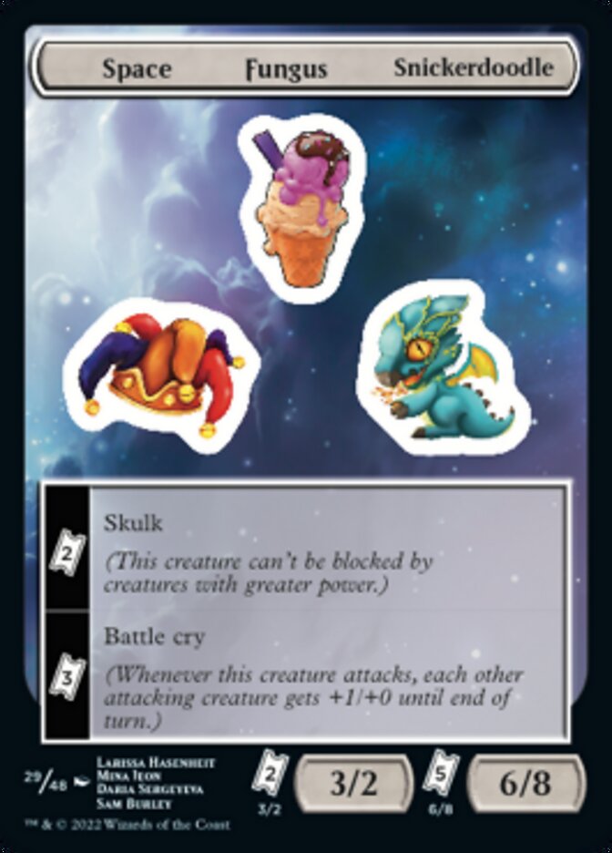 Space Fungus Snickerdoodle [Unfinity Stickers] | Exor Games Bridgewater