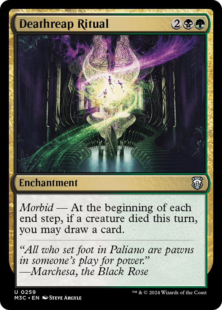 Deathreap Ritual (Ripple Foil) [Modern Horizons 3 Commander] | Exor Games Bridgewater