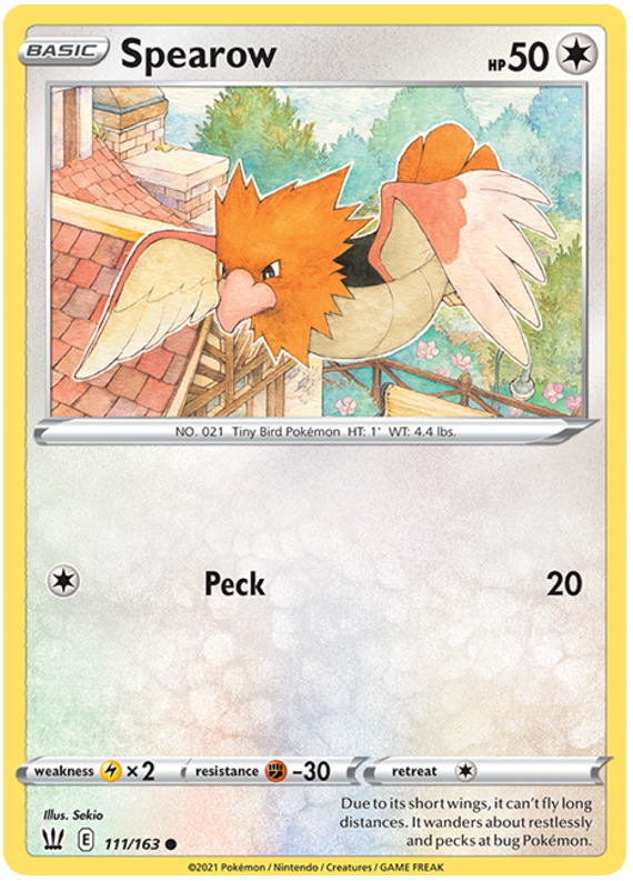 Spearow (111/163) [Sword & Shield: Battle Styles] | Exor Games Bridgewater