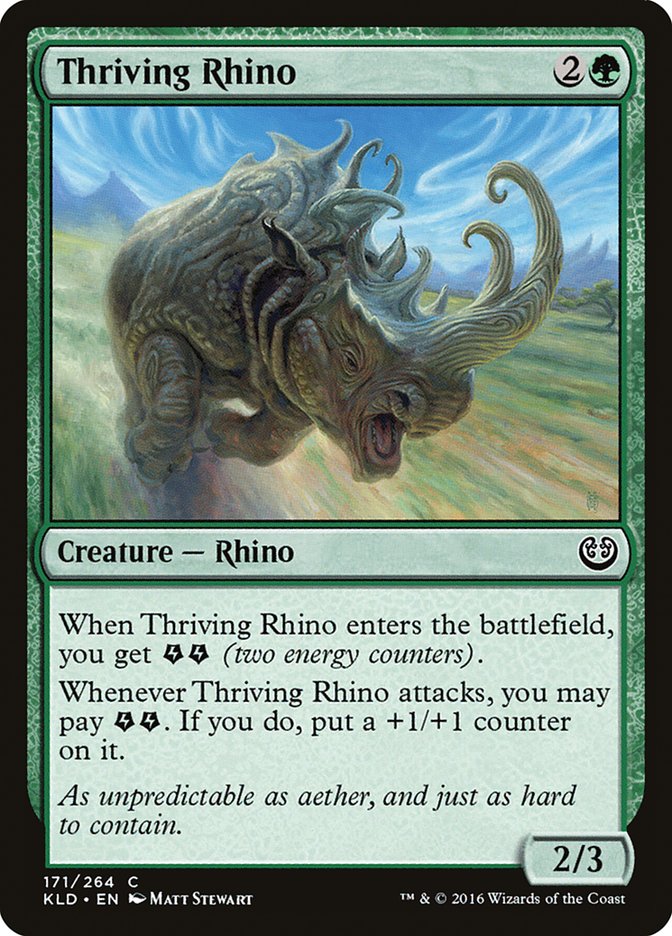 Thriving Rhino [Kaladesh] | Exor Games Bridgewater