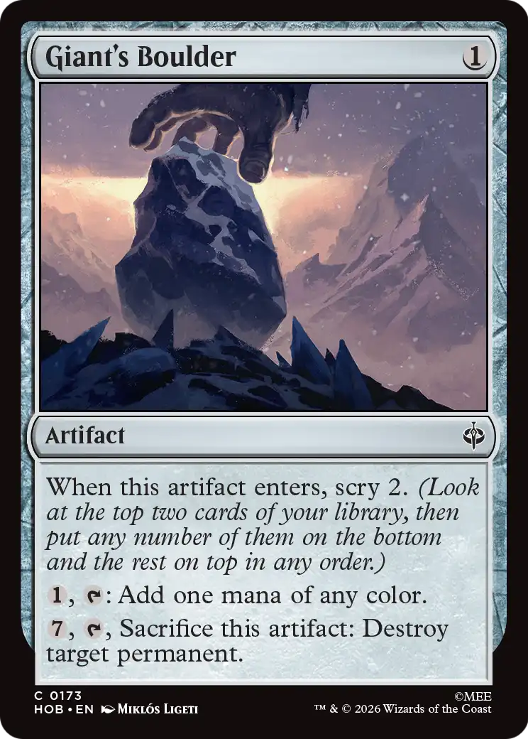 Giant's Boulder [The Hobbit] | Exor Games Bridgewater