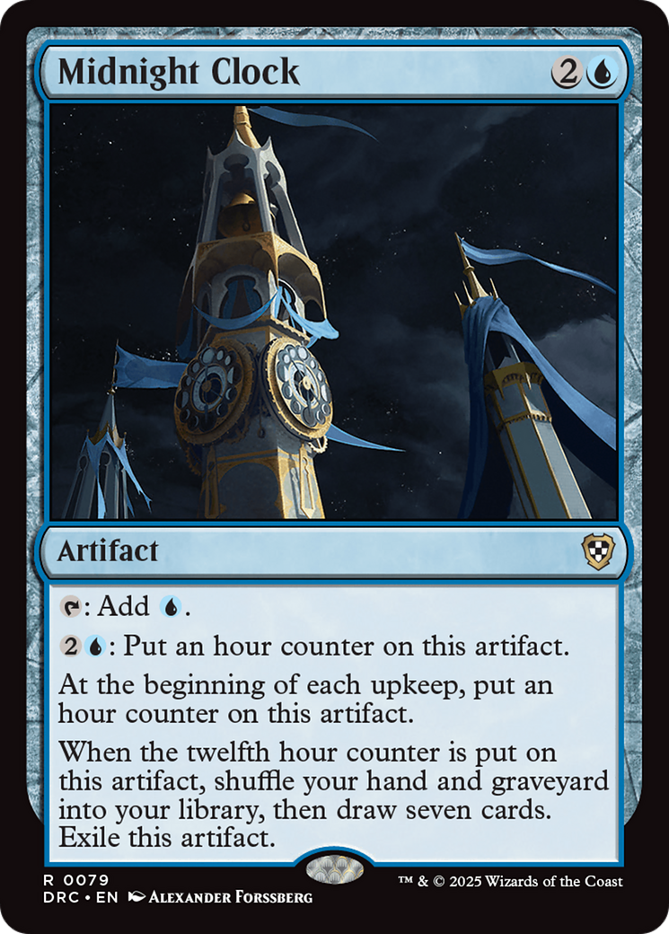 Midnight Clock [Aetherdrift Commander] | Exor Games Bridgewater
